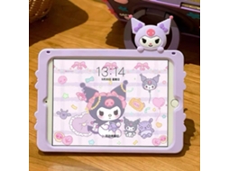 Capa Protetora Macia Para Tablet Com Rotação De 360 Graus E Design Lateral (roxo Claro) - Ipad Air 2 (9,7 Polegadas)