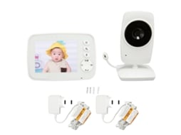 Monitor Infantil com Câmera e Áudio Hd 1080p Visão Noturna Sem Fio 3.2 Polegadas com S/MARCA