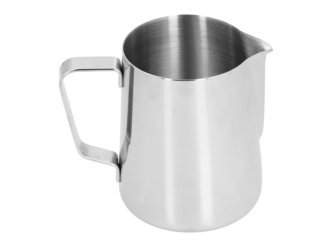 Espumador De Leite Em Aço Inoxidável 600ml Com Medidor Interno Para Latte Art Cappuccino Aquaforge