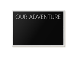 Magnetic Glass Board Our Adventure For The Hall Espelharte (60x40 Cm)