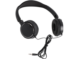 Fone De Ouvido Estéreo Com Protetores Auriculares Macios E Design Leve Para Uso Confortável Durante Filmes Músicas