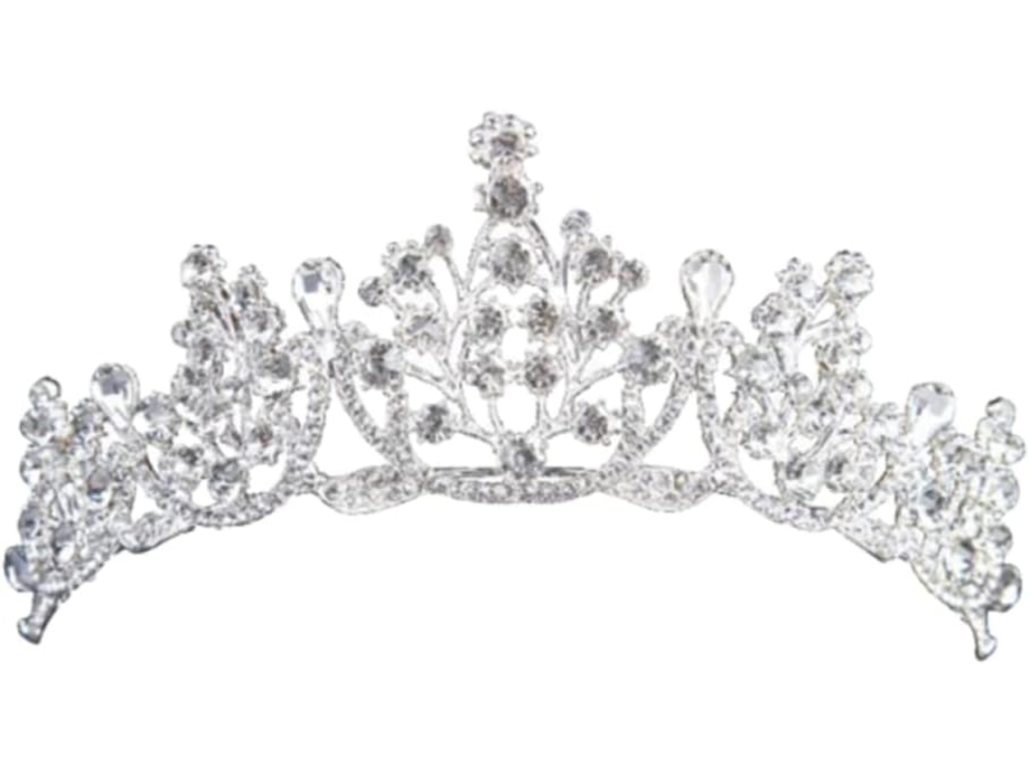 Conjunto De Joias Para Noivas Com Elegante Tiara De Cristal Para Festa De Casamento.