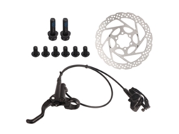 Kit de Freio a Óleo de Disco Bicicleta com Pistão Duplo Freio Dianteiro Esquerdo S/MARCA