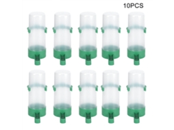 Recipiente Automático de Água e Alimentação para Aves e Gado com Bacia e Fecho de Plástico 10pcs S/MARCA