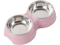 Comedouro Lento para Animais de Estimação, Ecológico com Tapetes de Borracha Antiderrapantes, Tigela de Aço Inoxidável para Fácil Limpeza AQUAFORGE
