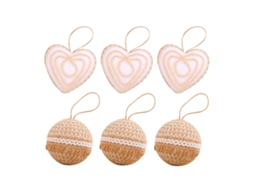 Laxiscreed Corda De Hene Para Decorações Natalícias Com Bolas Pequenas