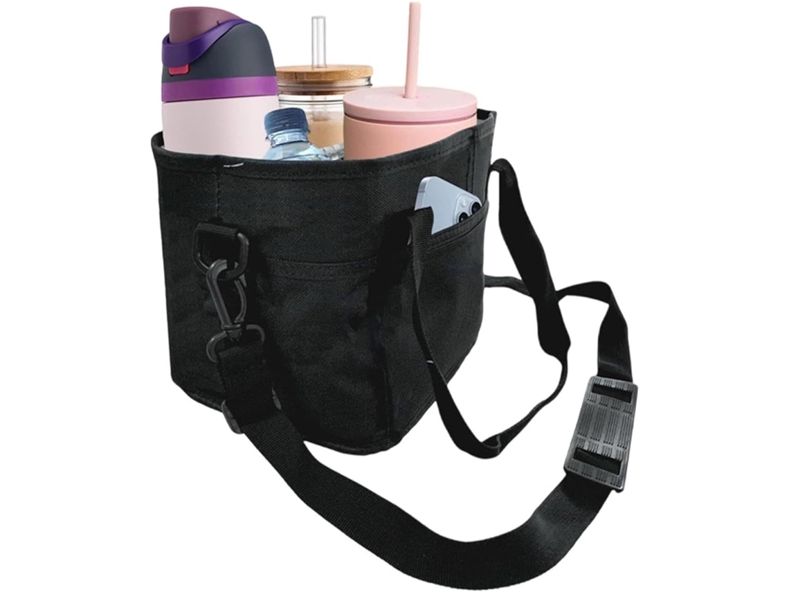 Bolsa para Garrafa de Água, Alta Capacidade, Alça Ombro Ajustável, Compartimento, Ideal Esportes, CHABERLU