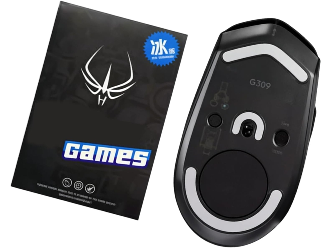 Conjunto Genérico De 1 Mouse Pad De Gelo, Com Bordas Arredondadas E Curvas E Pés Autoadesivos G309