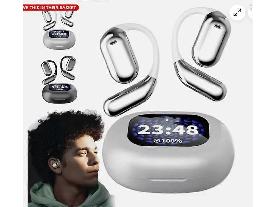 Fones De Ouvido Sem Fio Erazers Com Tela Sensível Ao Toque E Bluetooth 5.4 Ly Ebike