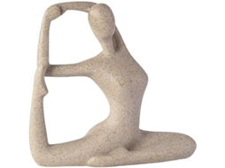 Figura De Yoga De Resina Hecha A Mano Escultura Estatua Para Gimnasio Oficina Hogar Decoración Noble