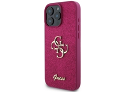 Capa para iPhone 16 Pro GUESS Pele Sintética Rígida Roxo