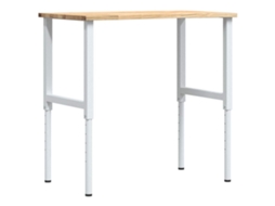 Workbench, Workbenches Vidaxl Marrom Madeira De Carvalho (100 X 60 X (71.5-98) Cm)