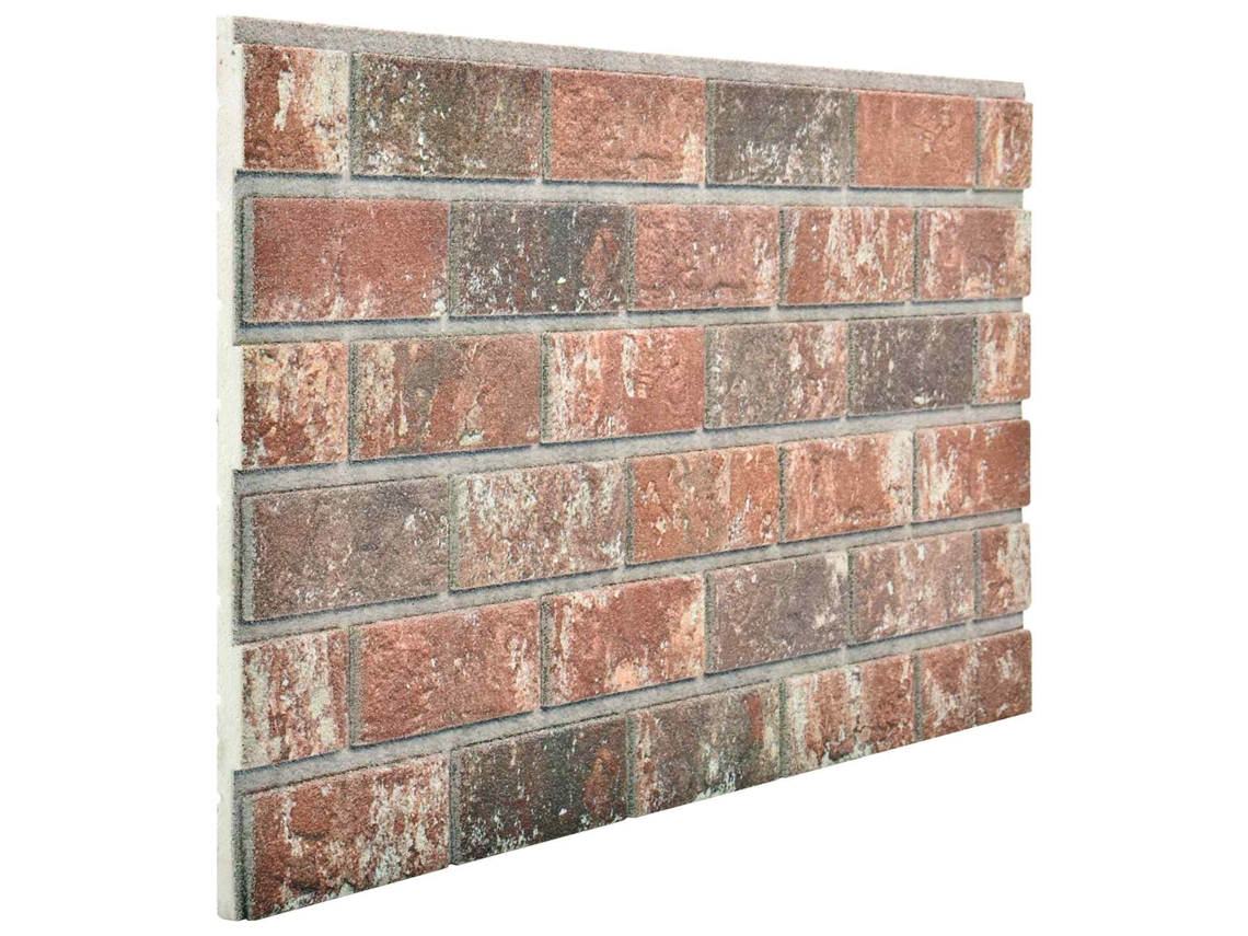 Vidaxl Painéis De Parede 10 Unid. 100 X 50 Cm Marrom Escuro E Cinza