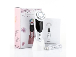 Massajador Facial 7 Em 1 Dispositivo Lift Facial Rf Micro Atual Rejuvenescimento Massageador Lâmpada Terapia Anti Envelhecimento Yunzii