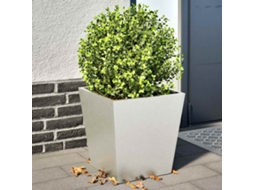Vidaxl Vaso/floreira De Jardim 2 Pcs 40x40x40 Cm Aço Inoxidável