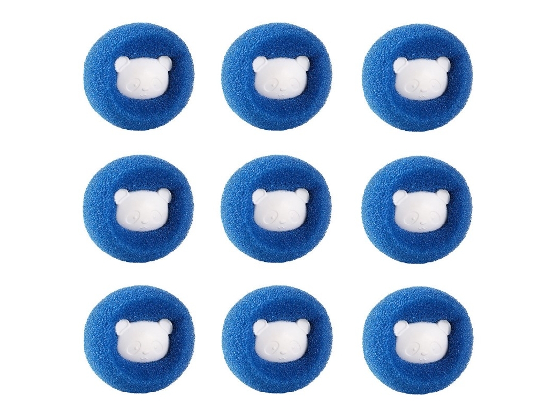 Pacote de 3 Bolas de Limpeza para Depilação Azul Pacote de 9