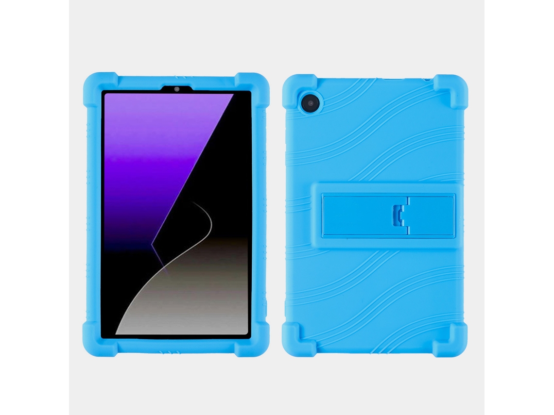 Capa Protetora E Capa De Borracha Macia Para Tablet Samsung Sm A11 De 8,7 Polegadas Sm X135g Azul Celeste Yunzii (conjunto De 4 Peças)