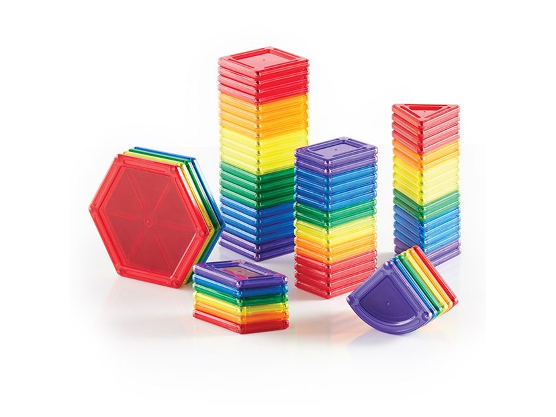 Conjunto De Construção Guidecraft Powerclix Solids Com 70 Peças Brinquedos Educativos