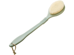 Escova De Banho Esfoliante Verde Popetpop Com Cerdas Nylon E Cabo Confortável Em Pp Para Esfoliação Corporal Diária