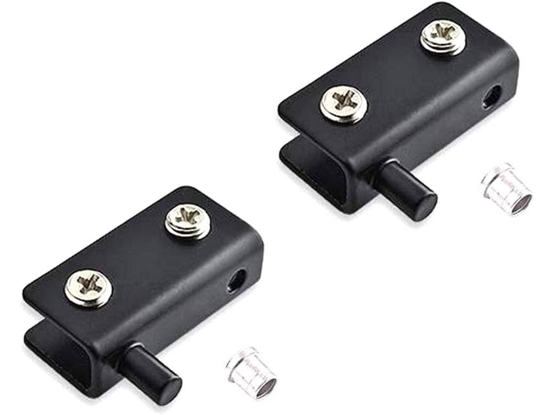 Conjunto De 2 Dobradiças De Aço Inoxidável Para Porta De Vidro, Com Grampo Ajustável De 40x20x10mm