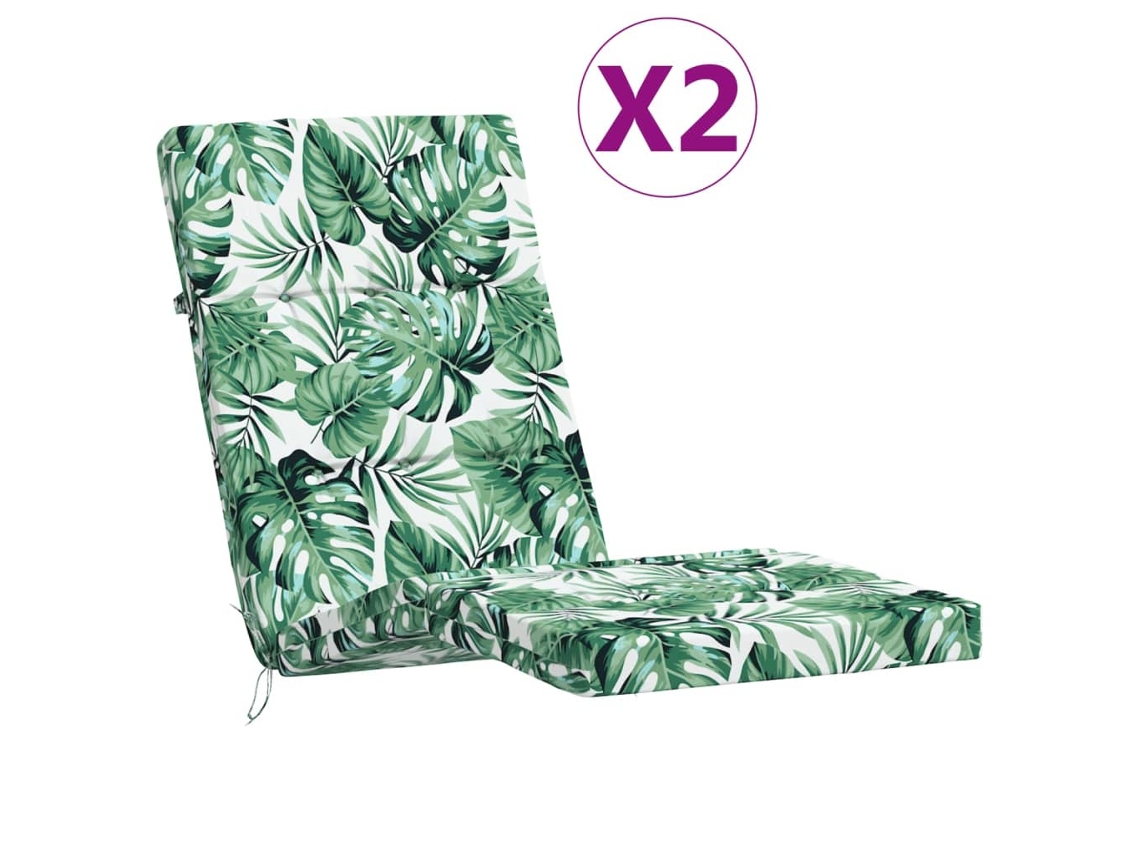 Deck Chair Cushion, Deck Chair Cushions Vidaxl Verde Tecido (n/a)