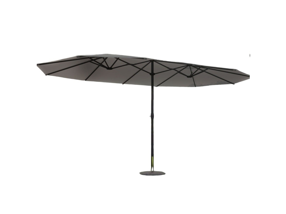 Venice Guarda-sol Duplo  Cinza Oval 2,7 X 4,6 M
