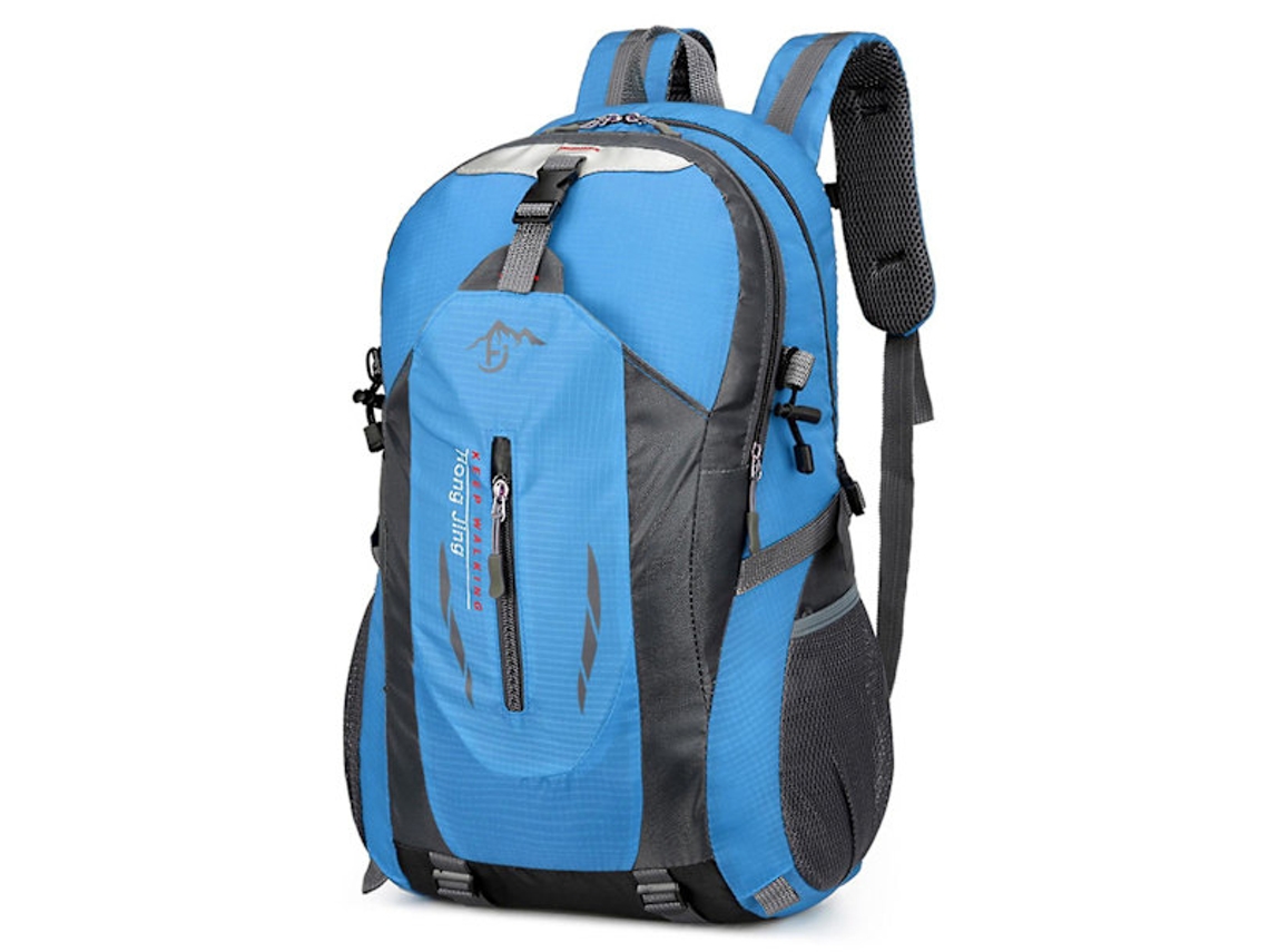 Mochila De Caminhada 40l Impermeável Leve Para Trilhas, Caminhadas Ao Ar Livre, Mochila De Viagem Para Homens Azulj