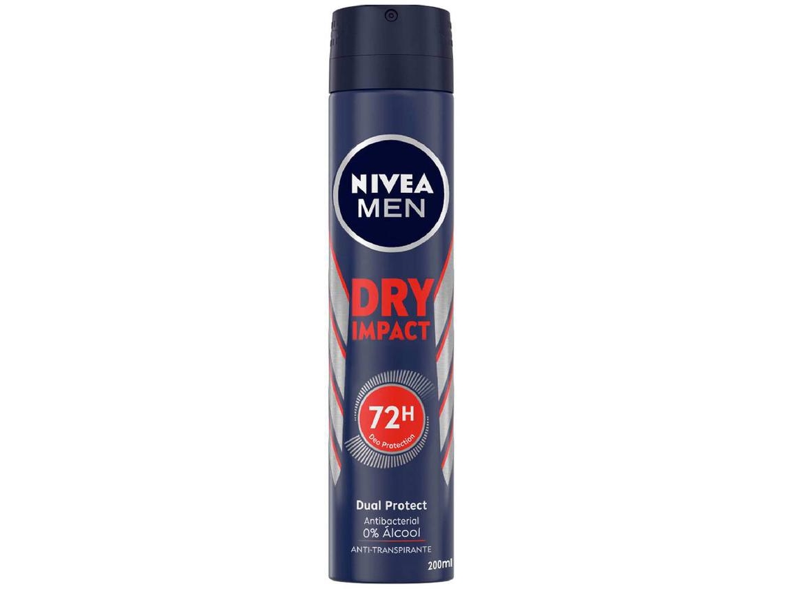 Desodorizante Spray Men Dry Impact NIVEA emb. 200 ml