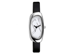 Reloj Unisex Pareja Casual De Moda 3colores Plata Caja De Reloj Negro