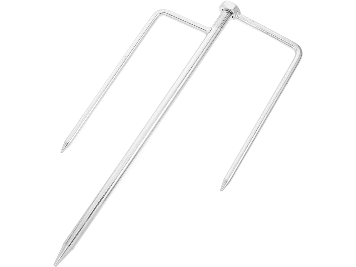 Estaca De Ancoragem Reforçada Para Guarda Sol Com Garfo De Fixação Na Areia. Gokoco