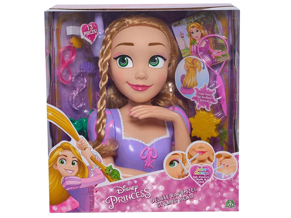 Boneca FAMOSA Princesas – Busto Deluxe Rapunzel