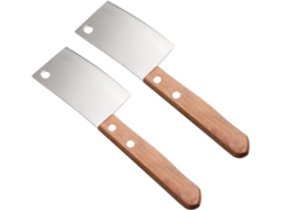 De 2 Facas Miniatura Multiuso Para Queijo Em Bloco E Manteiga Lâminas Leves E Compactas Para Gokoco