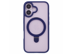 Casa Em Tpu, Magnético Com Suporte Para Apple Iphone 16 Plus - Azul