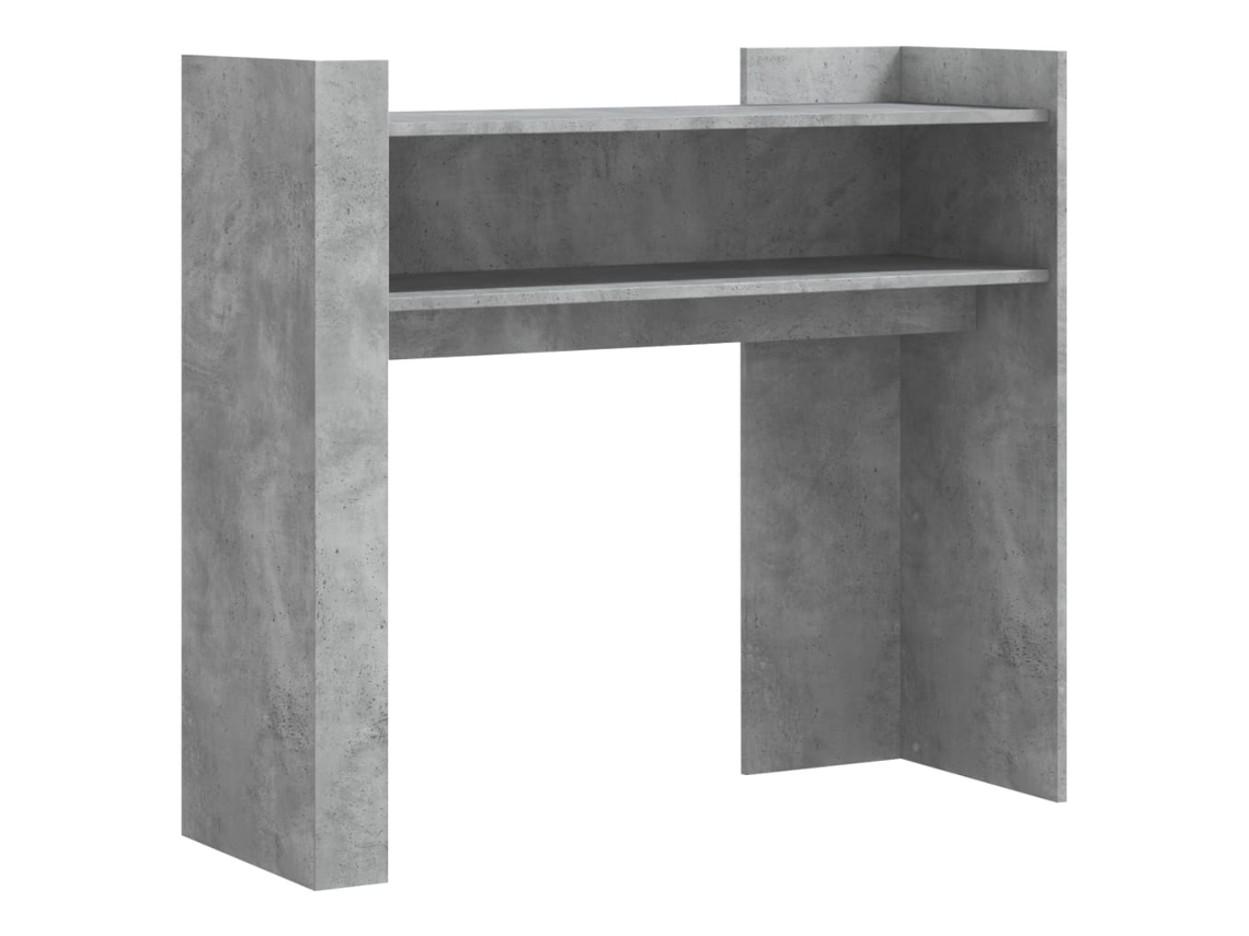 Console Table, Console Tables Vidaxl Cinzeto Madeira Processada (n/a)