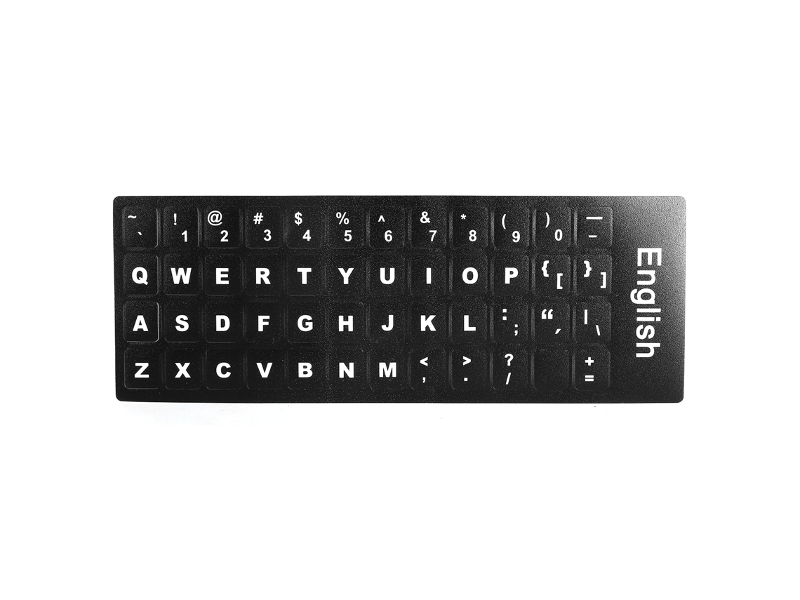 Autocolantes De Teclado Adequados Para Pc De Mesa Ou Laptop, Substituindo Teclados Em Inglês
