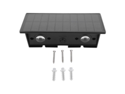 2026 lâmpada de Parede Solar com Luz Quente 4 Led 1500mah Ip54 Controle Inteligente Sensor de Luz para Jardim Exterior