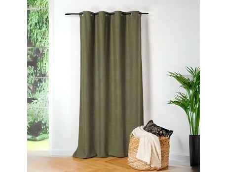 Cortina Térmica Estilo Turco Verde Oliva 140x260 Cm