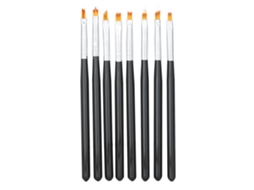 Conjunto De Pincéis Para Unhas 8 Peças, Pincel Para Desenho De Flores, Pintura, Pétalas, Degradê, Ferramenta Para Manicure Rnemitery