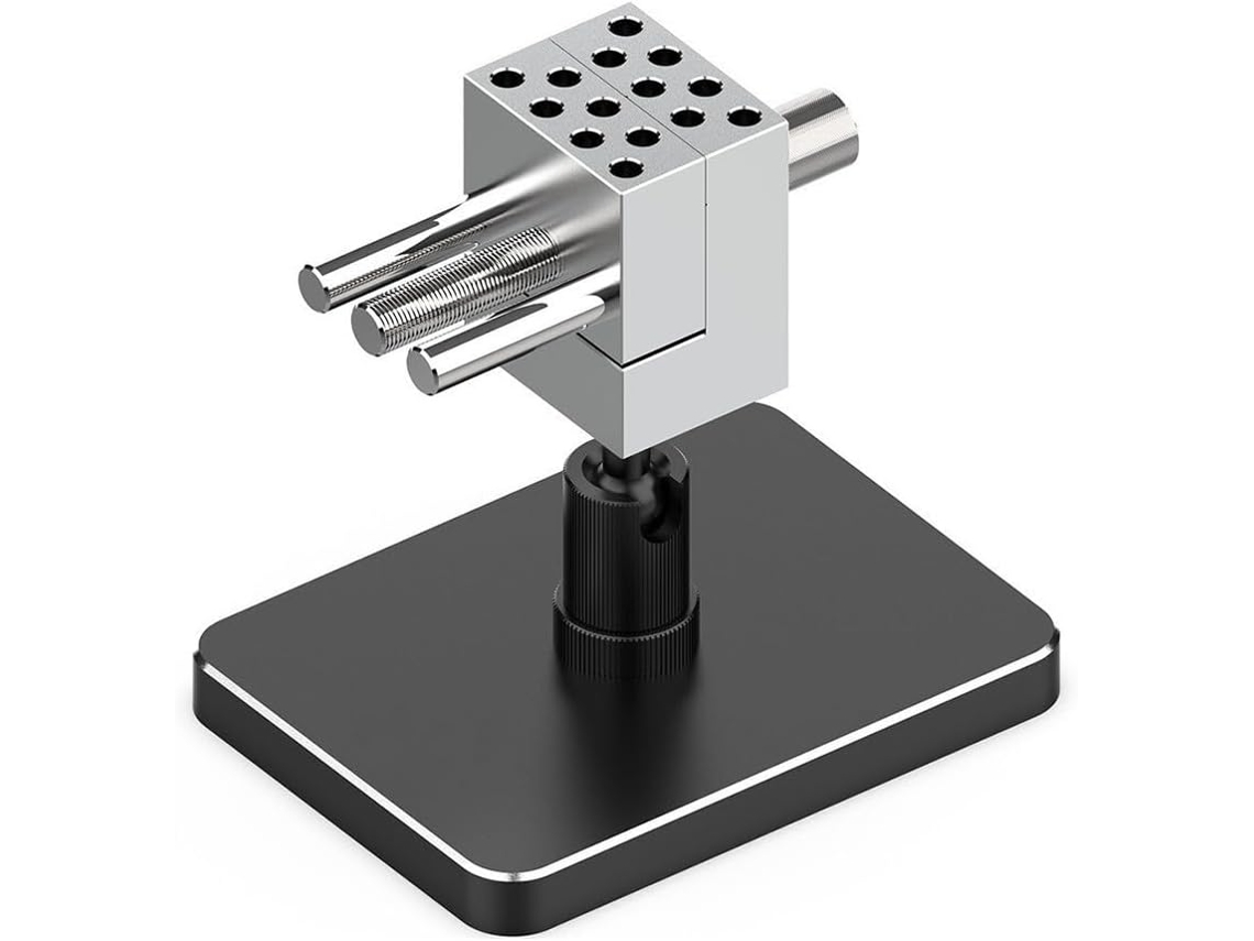 Mini Torno De Mesa Com Grampo Giratório De 360 Graus