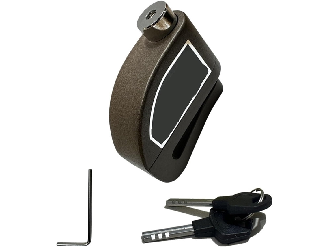Cadeado para Guidão de Motocicleta Trava Alarme Disco Segurança Antifurto Antifurto: Este Adota Design