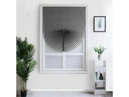 Persiana plegable autoadesiva 60x180cm cinza semi opaca Nova LINE S/MARCA