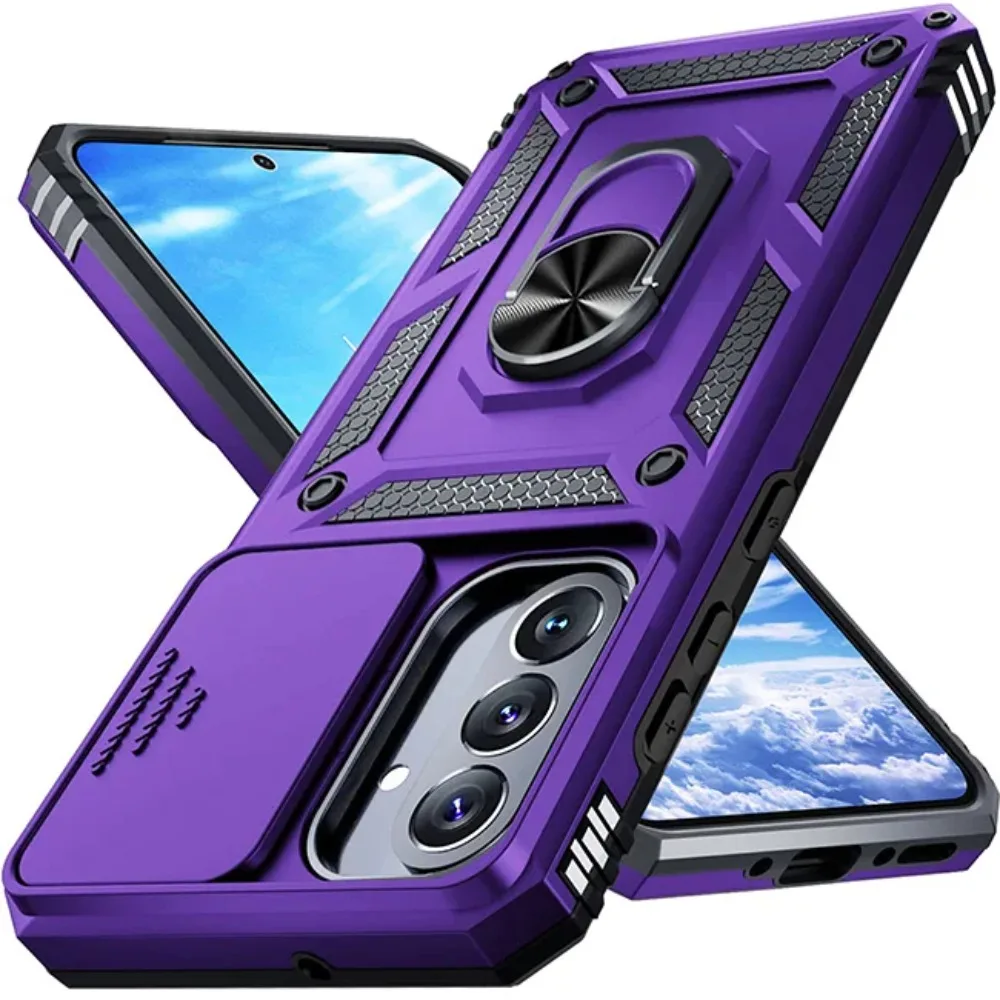 (roxo, Galaxy A07) Capa De Celular 2 Em 1 Resistente E Durável, Com Certificação Militar Contra Impactos, Para Samsung.