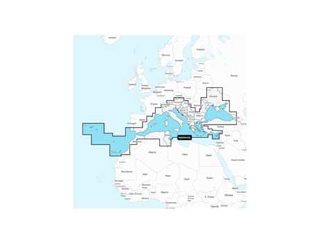 Mapa de navegação + grande sd - Mediterrâneo - Mar Negro NAVIONICS