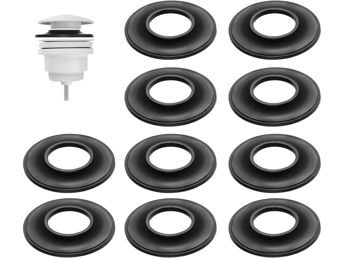 Conjunto De 10 Vedações Borracha Premium Para Fácil Instalação, Ideais Para Adaptadores De Enchimento Vasos Sanitários