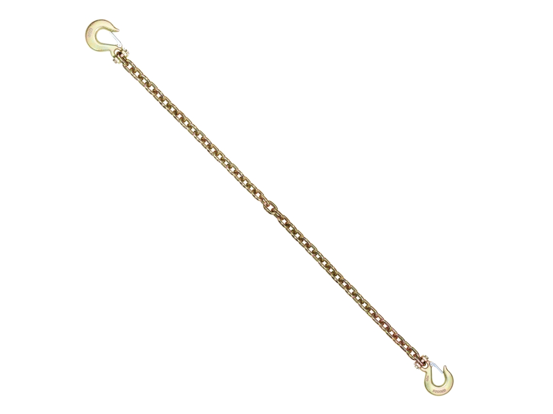 Corrente de Amarração G80 com Ganchos 10 Mm X 316 Cm 2 Peças Carga de 3,22 T