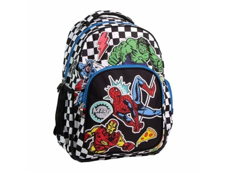 Mochila Escolar The Avengers Preto