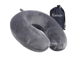 Travesseiro De Viagem Em Espuma Viscoelástica Para O Pescoço, Ideal Viagens, Suporte, Luxo, Compacto, Leve E Fácil Transportar, Pe Aquaforge