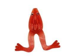 Lure Soft Bait (high Simulation Jumping Frog) 5 Pieces Per Pack, Red-orange Two-color Bait
