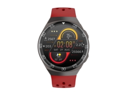 Smartwatch YIZHOOD Te224 Rastreador de Taxa de Condição Física para Homens e Mulheres Vermelho