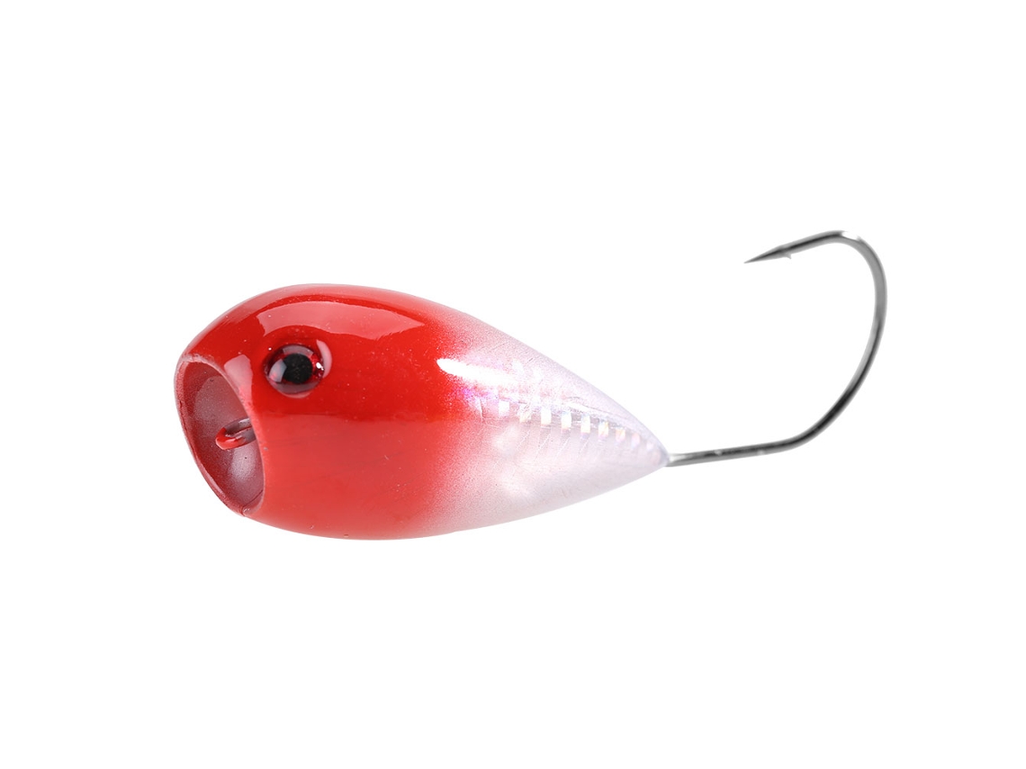 Hard Bait (simulated Bait, Durable) Big Mouth Single Hook Bait Hard Bait (new Product) (red Head)